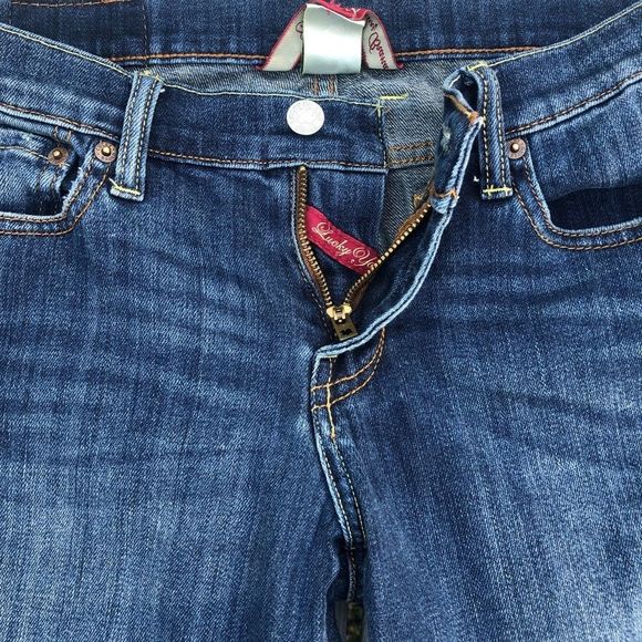 Lucky Brand Crop Jeans, Mid Rise, Size 8 - Picture 11 of 12
